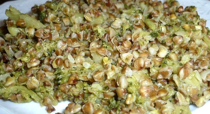 Гречка с брокколи