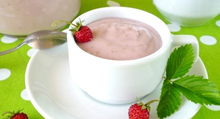 Клубничный заварной крем