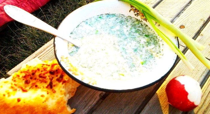 Окрошка на квасе