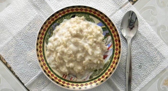 Овсяная каша на молоке
