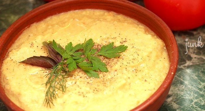 Постный суп-пюре с цветной капустой