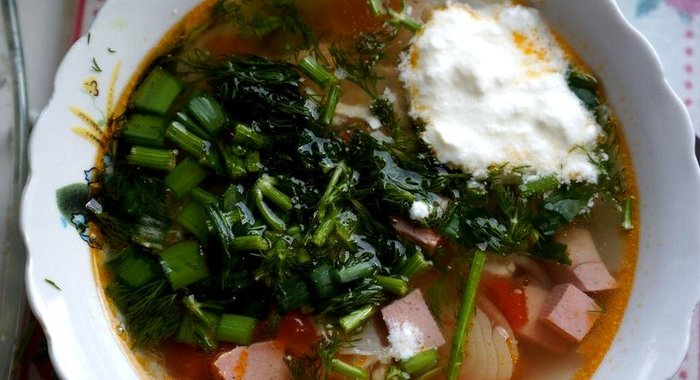 Солянка куриная