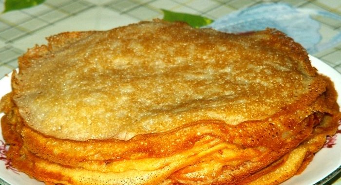 Блинчики без яиц