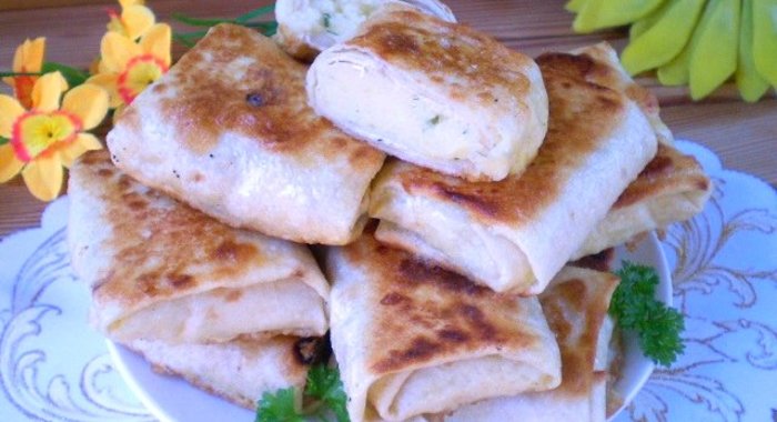 Лаваш с пюре