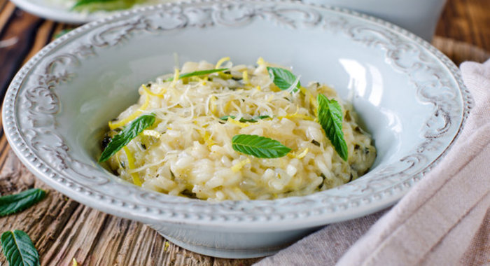 Лимонное ризотто