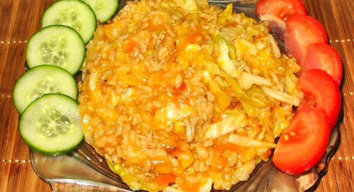 Ленивые голубцы с фаршем