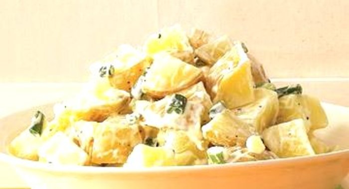 Простой картофельный салат