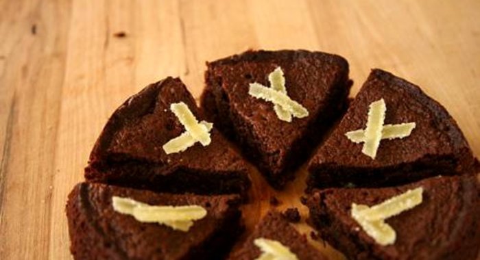 Шоколадные пирожные с имбирем