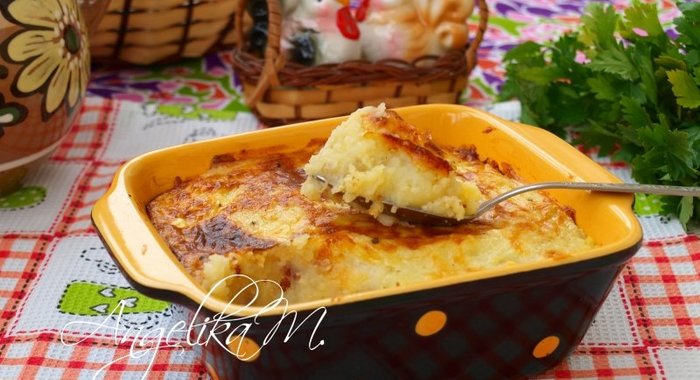 Картофельная запеканка с курицей