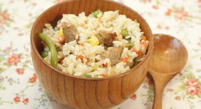 Рис с мясом «Конфетти»