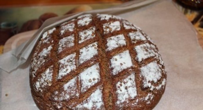 Ржаной хлеб без дрожжей
