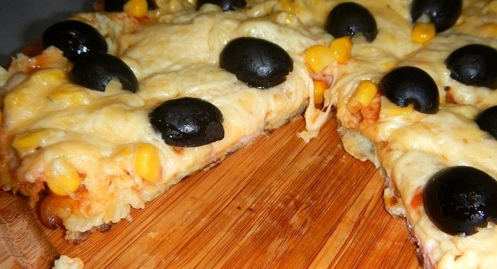 Пицца на картофельной основе