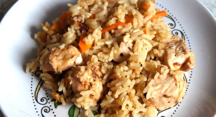 Плов в мультиварке поларис