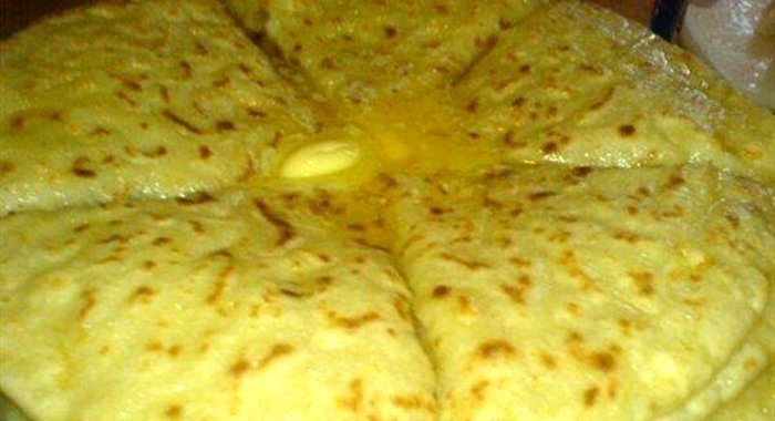 Хычины с картофелем и сыром