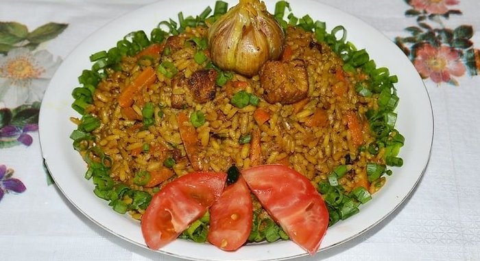 Узбекский плов со свининой