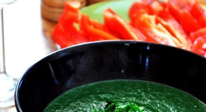 Суп-пюре из шпината