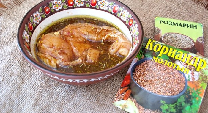 Маринад для мяса в духовке