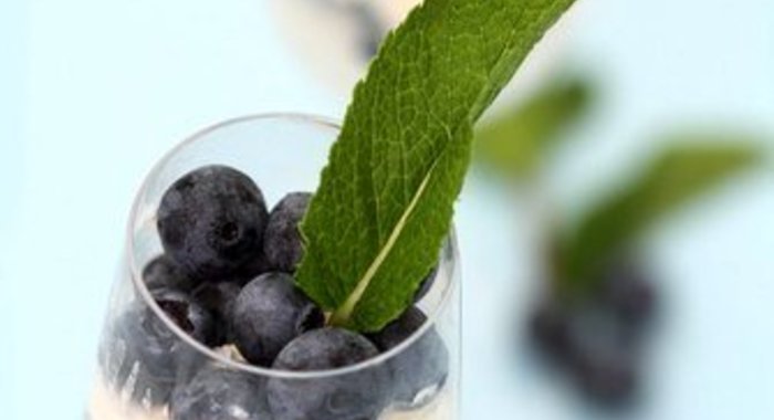 Черника с сырным кремом