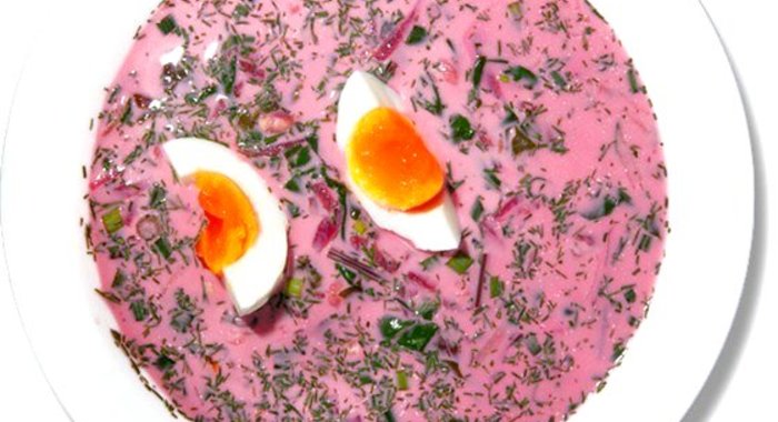 Холодник на свекольном квасе