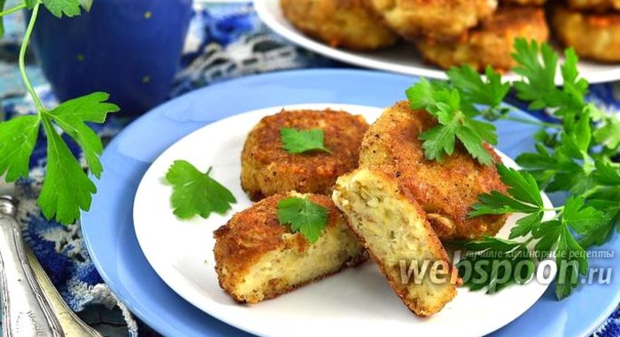 Котлеты рыбные с сыром