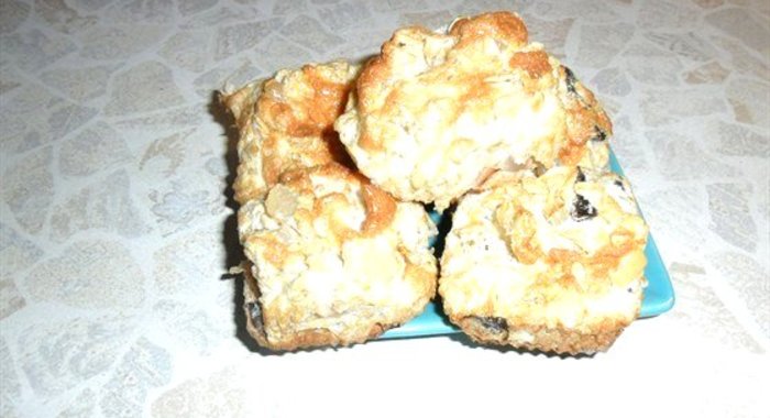 Воздушное пирожное из мюсли