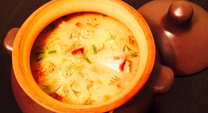 Гороховый суп на свиных ребрах