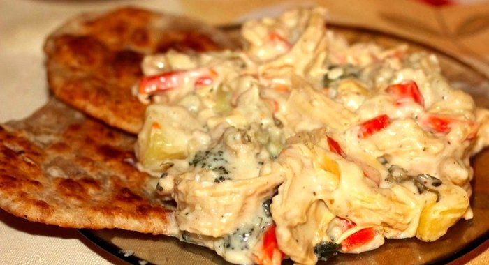 Овощи в сливочном соусе