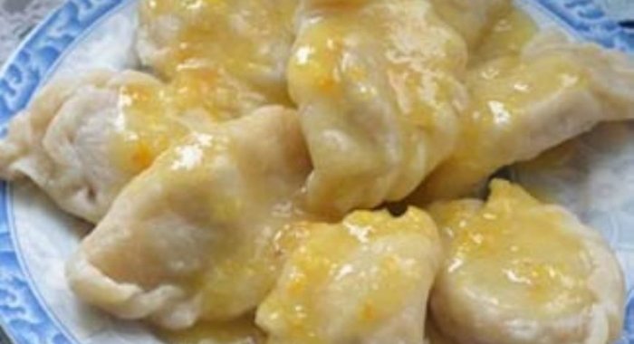 Вареники с грушей