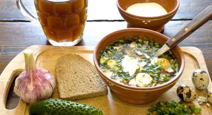 Окрошка овощная