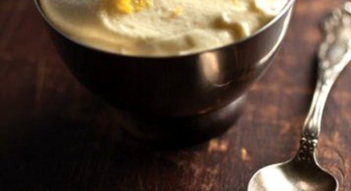 Лимонно-ванильный мусс