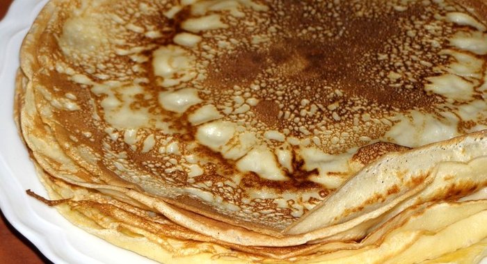 Блины на молоке без яиц