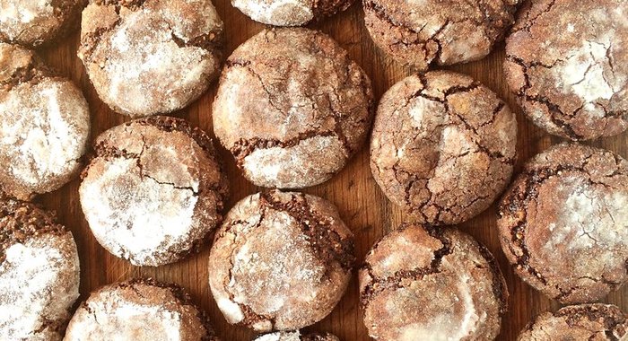 Шоколадное итальянское печенье Риччарелли (Ricciarelli al cioccolato)