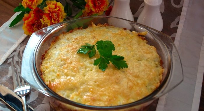 Мясная запеканка для детей