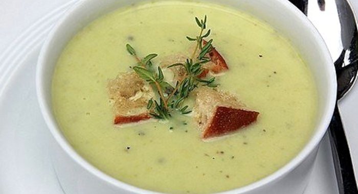 Суп-пюре из кабачков