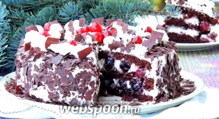 Торт вишнёвый или шварцвэлдер киршторте