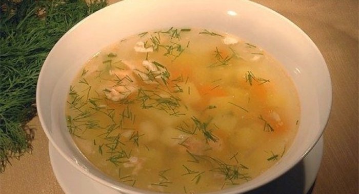 Уха из брюшек семги