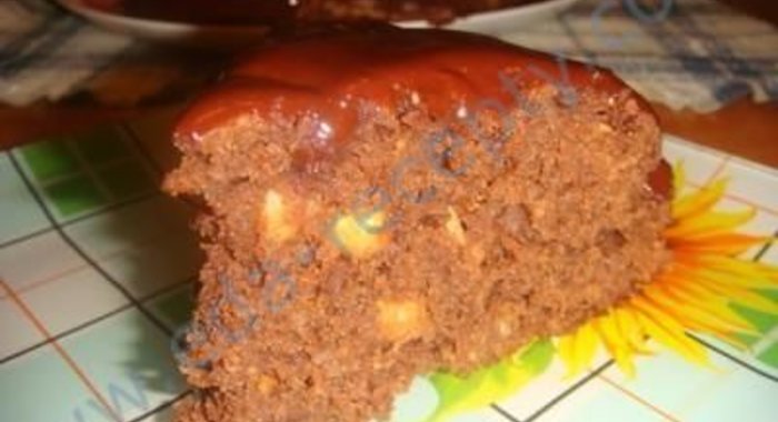 Шоколадный кекс из картофеля