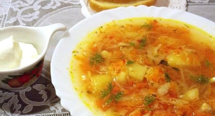 Щи из свежей капусты