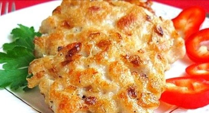 Куриные котлеты из рубленого мяса