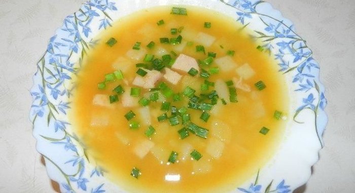 Гороховый суп с курицей