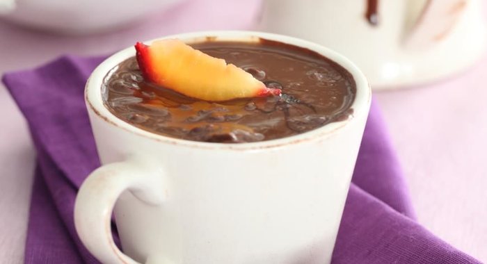 Сливово-шоколадный мусс