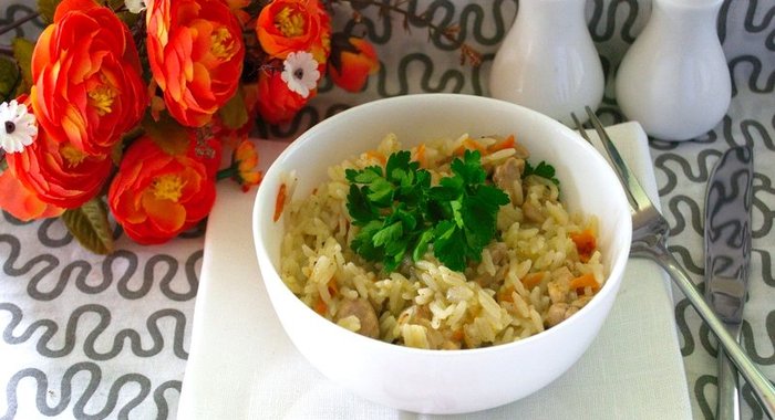 Ризотто с курицей