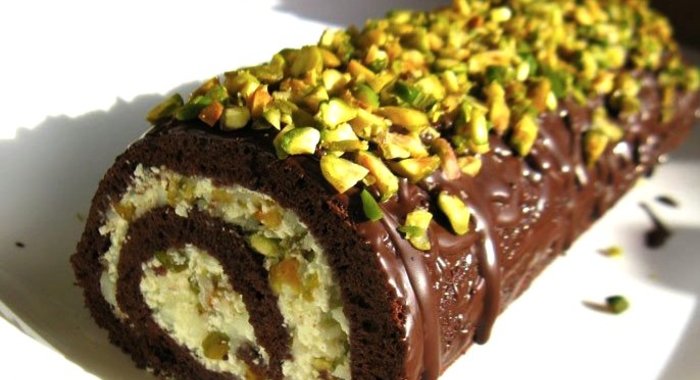 Фисташковый бисквит