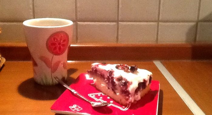 Бисквит со сметанным кремом