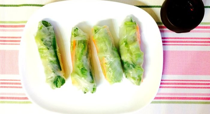Спринг роллы без жарки
