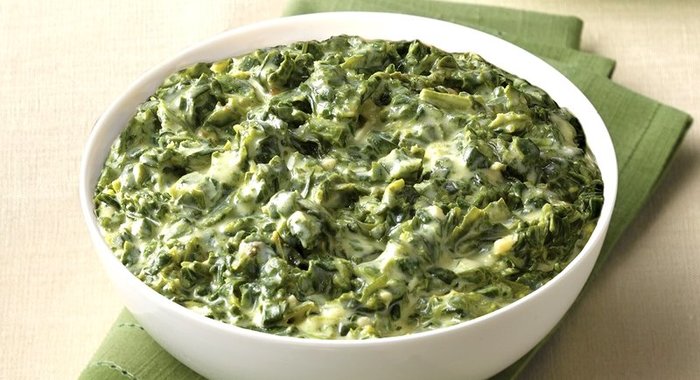 Крем из шпината