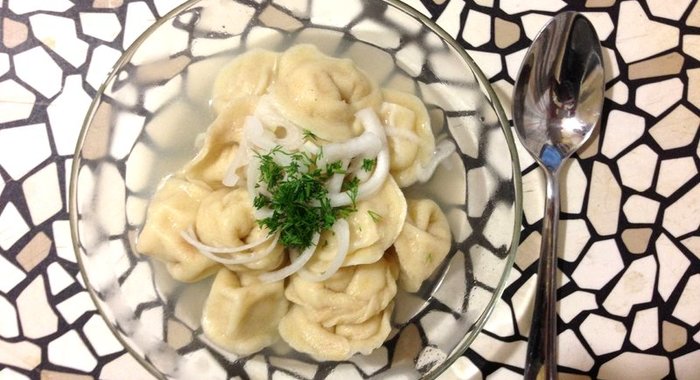 Пельмени с курицей