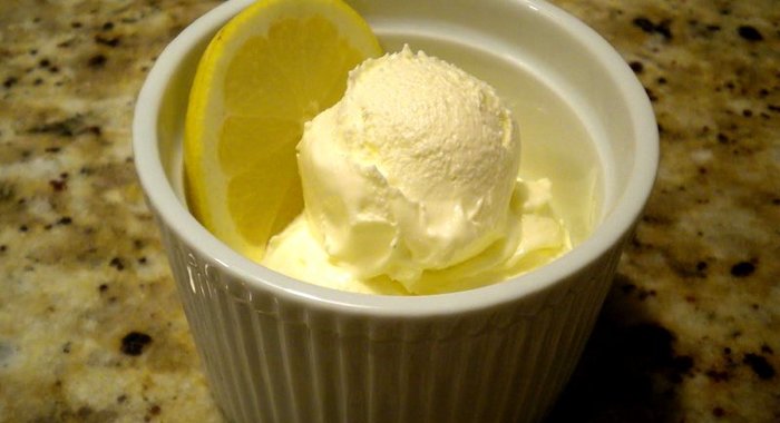 Лимонное мороженое