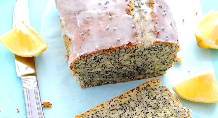 Лимонный кекс с маком