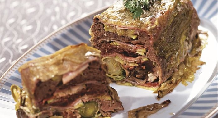 Старинный рулет из телятины